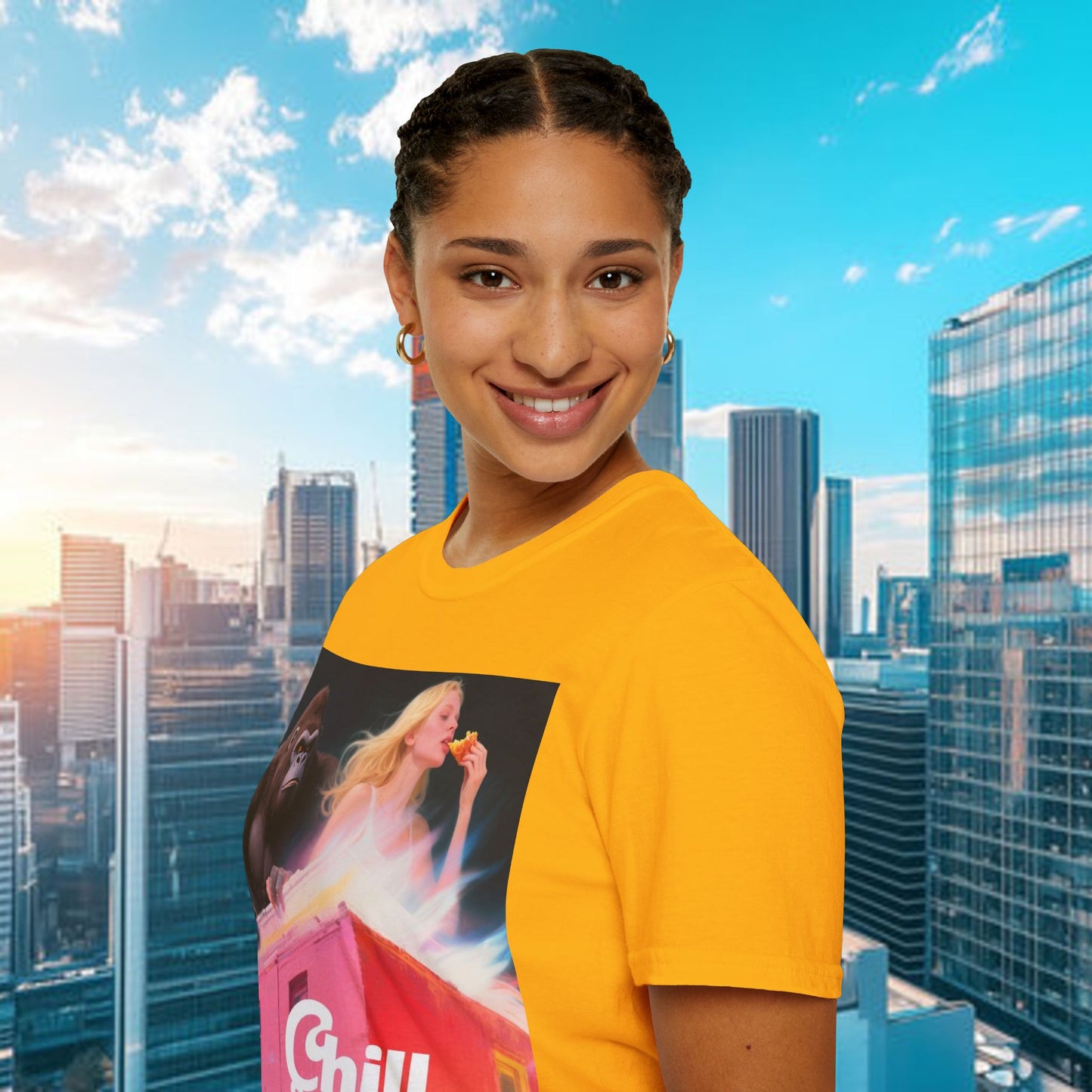 chill society t-shirt — relaxed vibes graphic tee