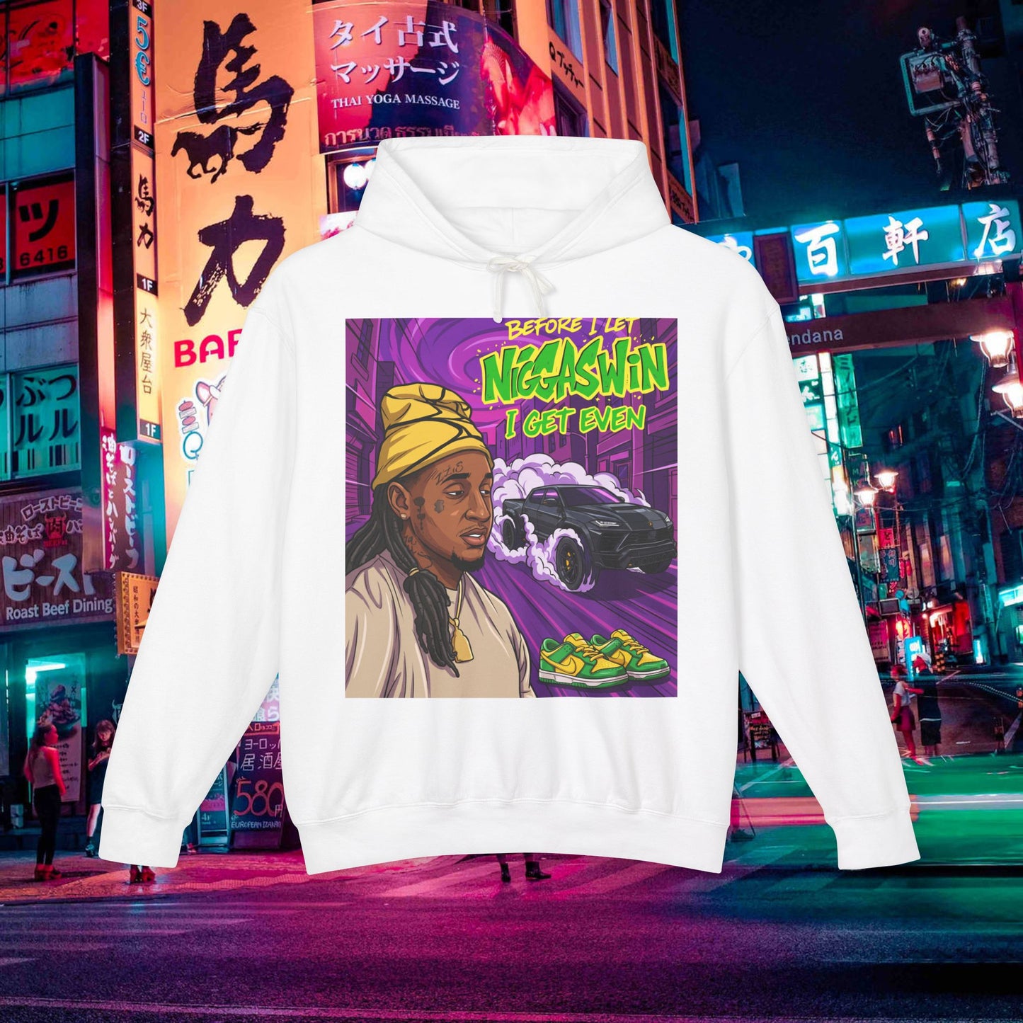 unisex lightweight hooded sweatshirt