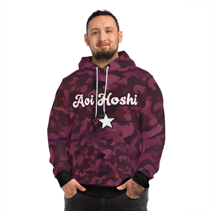Maroon Camo "Aoi Hoshi" Oni Hoodie