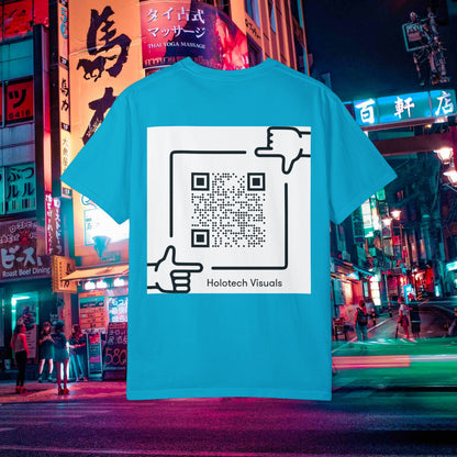 Graphic T-Shirt — "Drinking Don P" Retro Rap Album Art Tee (QR Back)