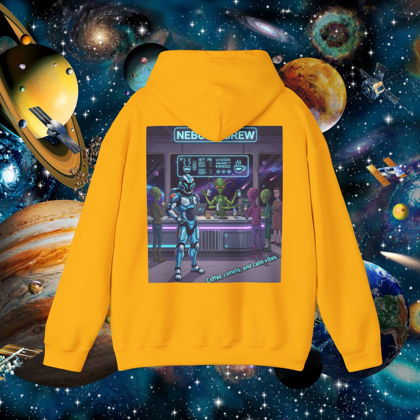 space street hoodie retro sci-fi | chill society space hoodie | unisex sci-fi pullover | retro streetwear hoodie | space graphic unisex hoodie
