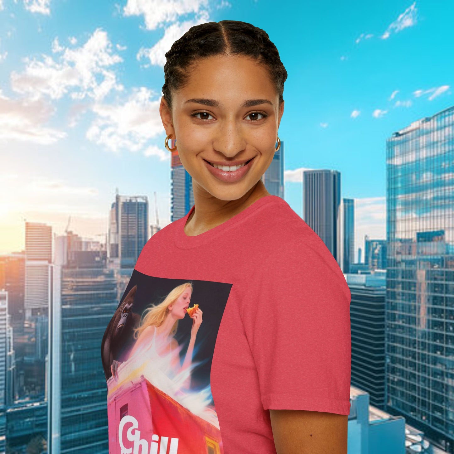 chill society t-shirt — relaxed vibes graphic tee