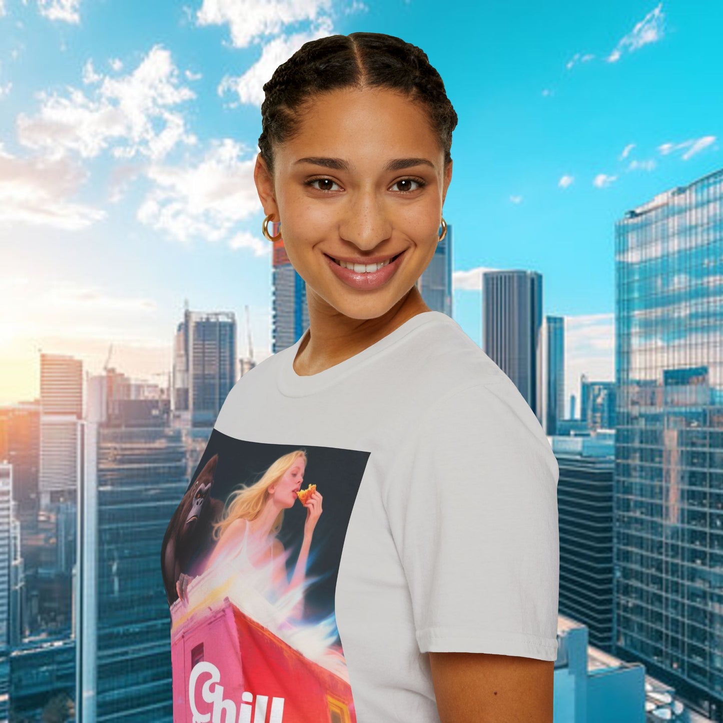 chill society t-shirt — relaxed vibes graphic tee