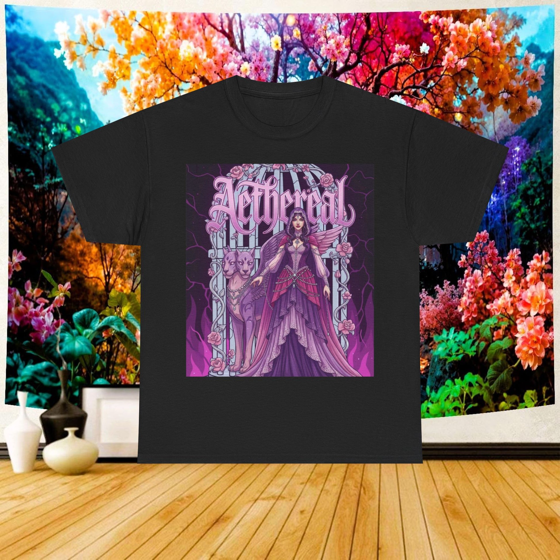 Aetherial Dream Tee Mystical Vibes | Chill Society Mystical Tee | Aetherial Graphic Shirt | Mystical Vibes Unisex Tee | Dream Inspired Streetwear Tee