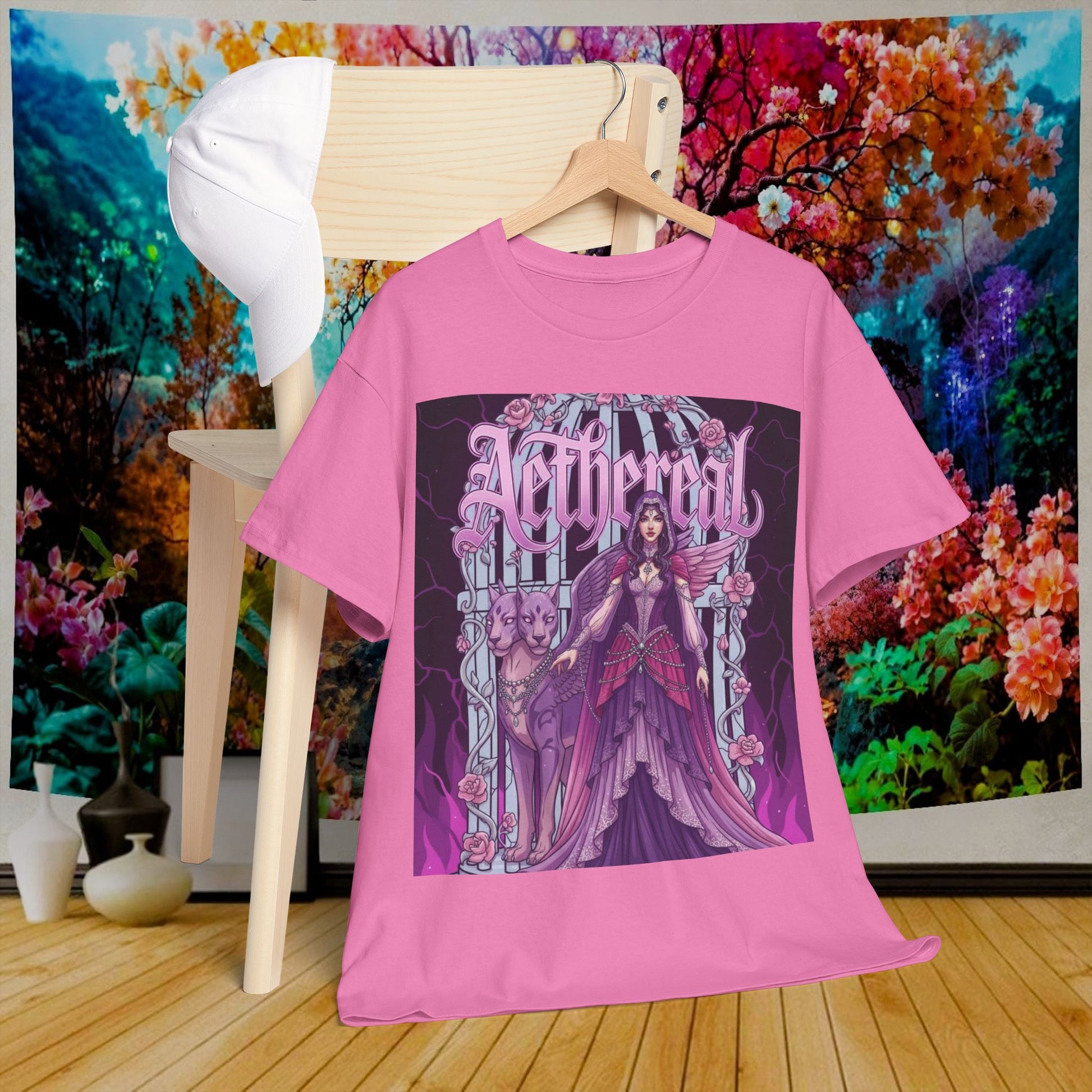 Aetherial Dream Tee Mystical Vibes | Chill Society Mystical Tee | Aetherial Graphic Shirt | Mystical Vibes Unisex Tee | Dream Inspired Streetwear Tee