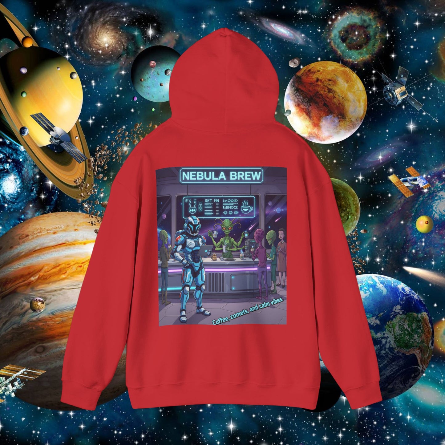 space street hoodie retro sci-fi | chill society space hoodie | unisex sci-fi pullover | retro streetwear hoodie | space graphic unisex hoodie