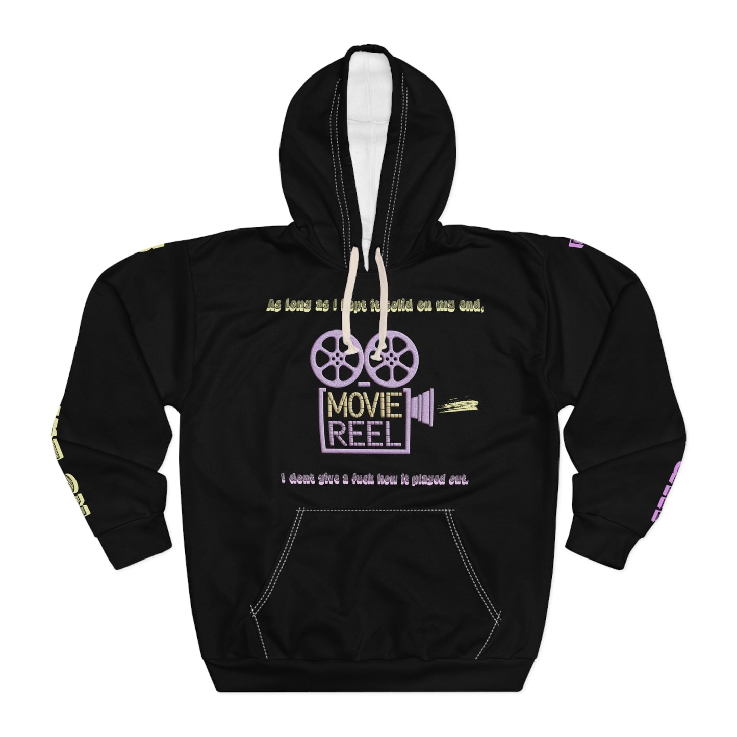 unisex hoodie - never fold truth loyalty message pullover