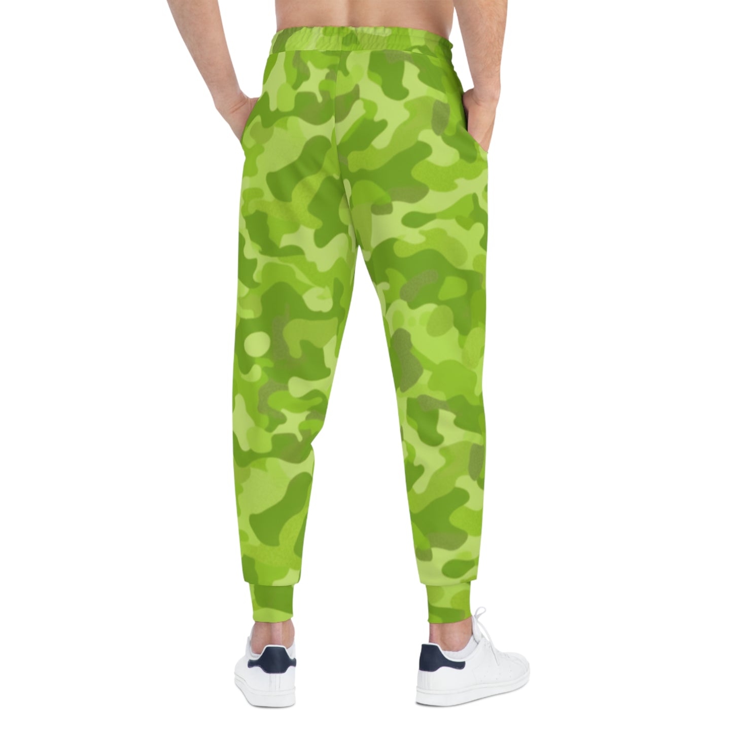 pear green camo "aoi hoshi" joggers
