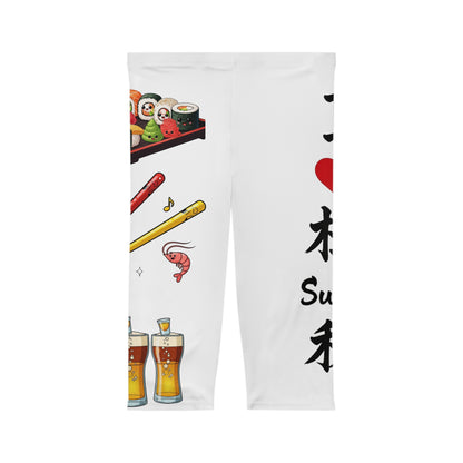 I heart Sushi Women's Capri Leggings