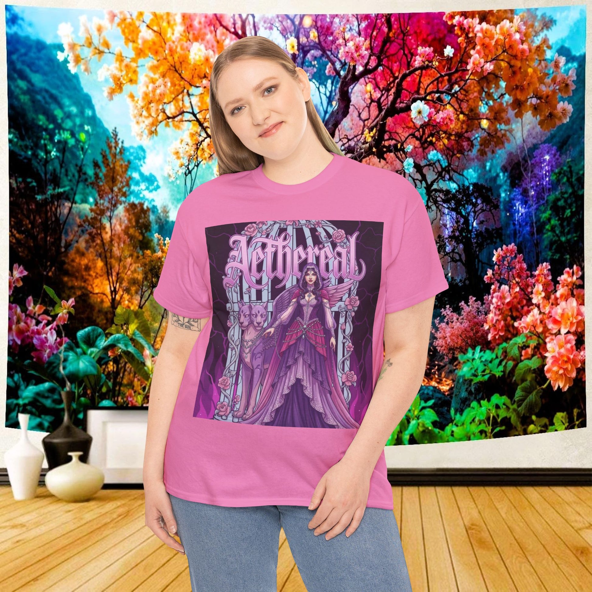 Aetherial Dream Tee Mystical Vibes | Chill Society Mystical Tee | Aetherial Graphic Shirt | Mystical Vibes Unisex Tee | Dream Inspired Streetwear Tee