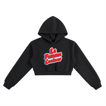 "Chill Society" Cropped Hoodie