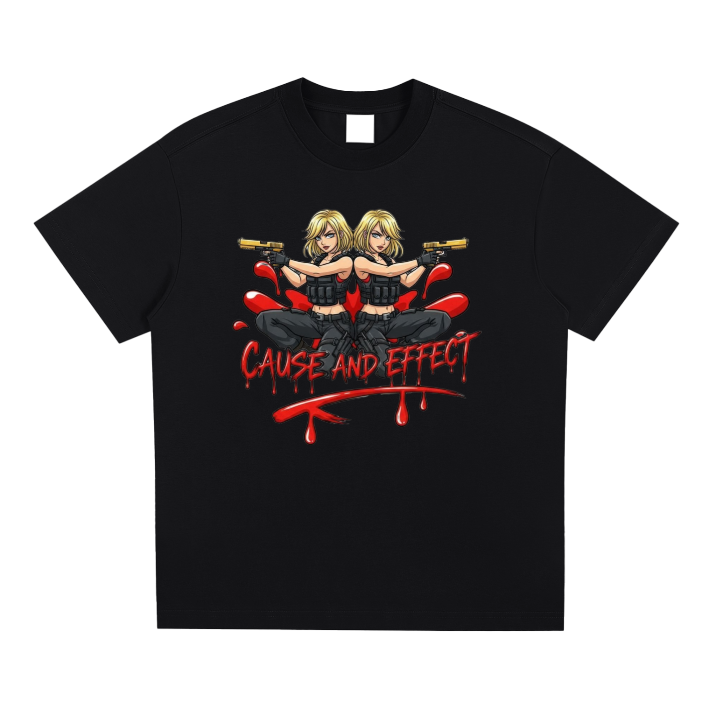 karma klan "cause and effect" t-shirt