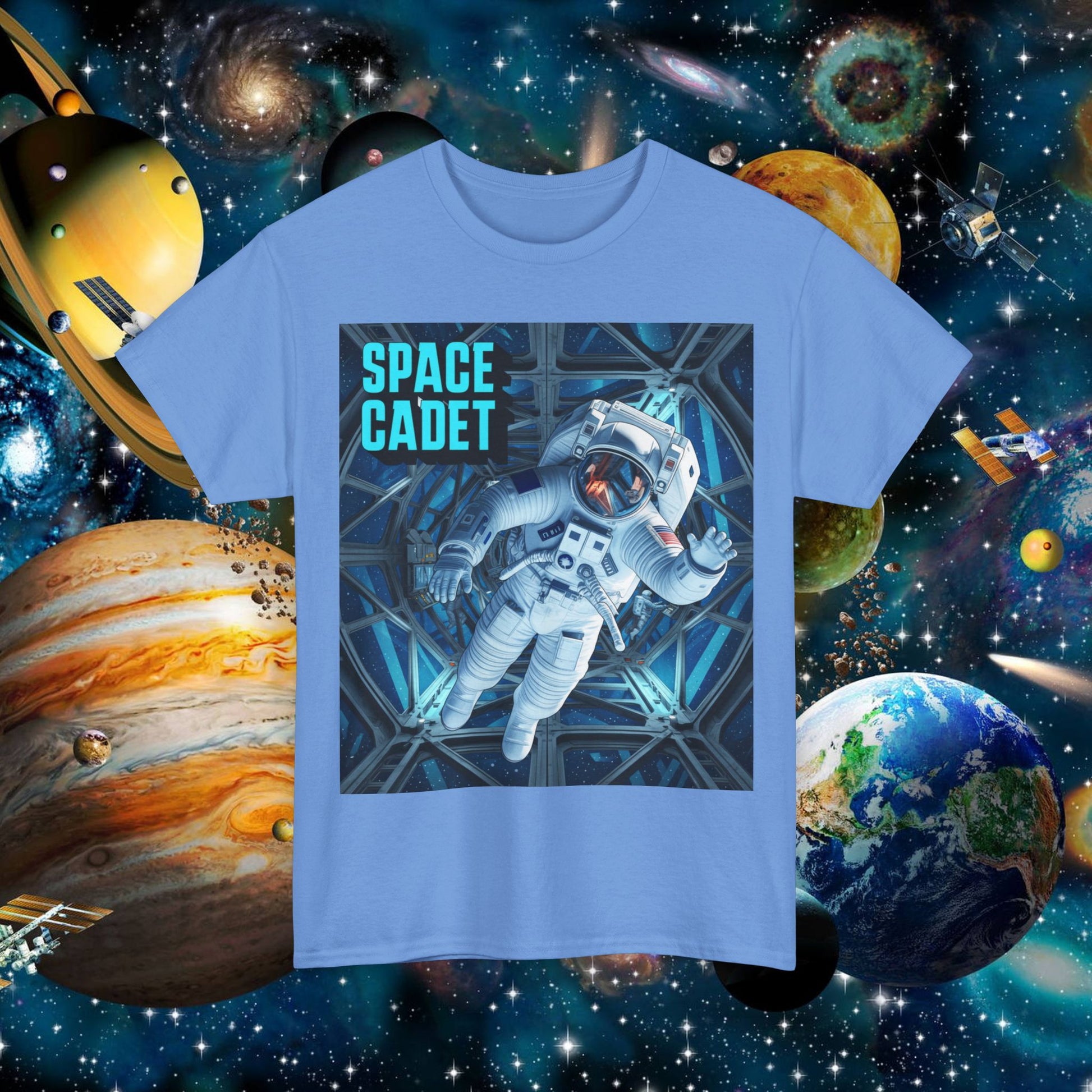 Space Cadet T-Shirt Astronaut Graphic | Chill Society Space Tee | Unisex Astronaut Streetwear Shirt | Graphic Space T-Shirt | Casual Space Crew Tee