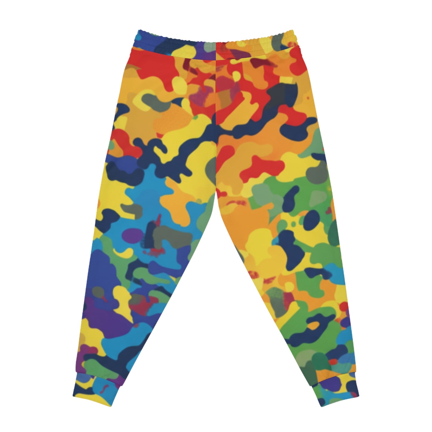 colorful camo "aoi hoshi" joggers