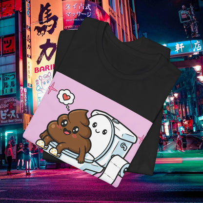 Making Room For More Tacos T‑Shirt — Cute Toilet & Taco Cartoon Tee