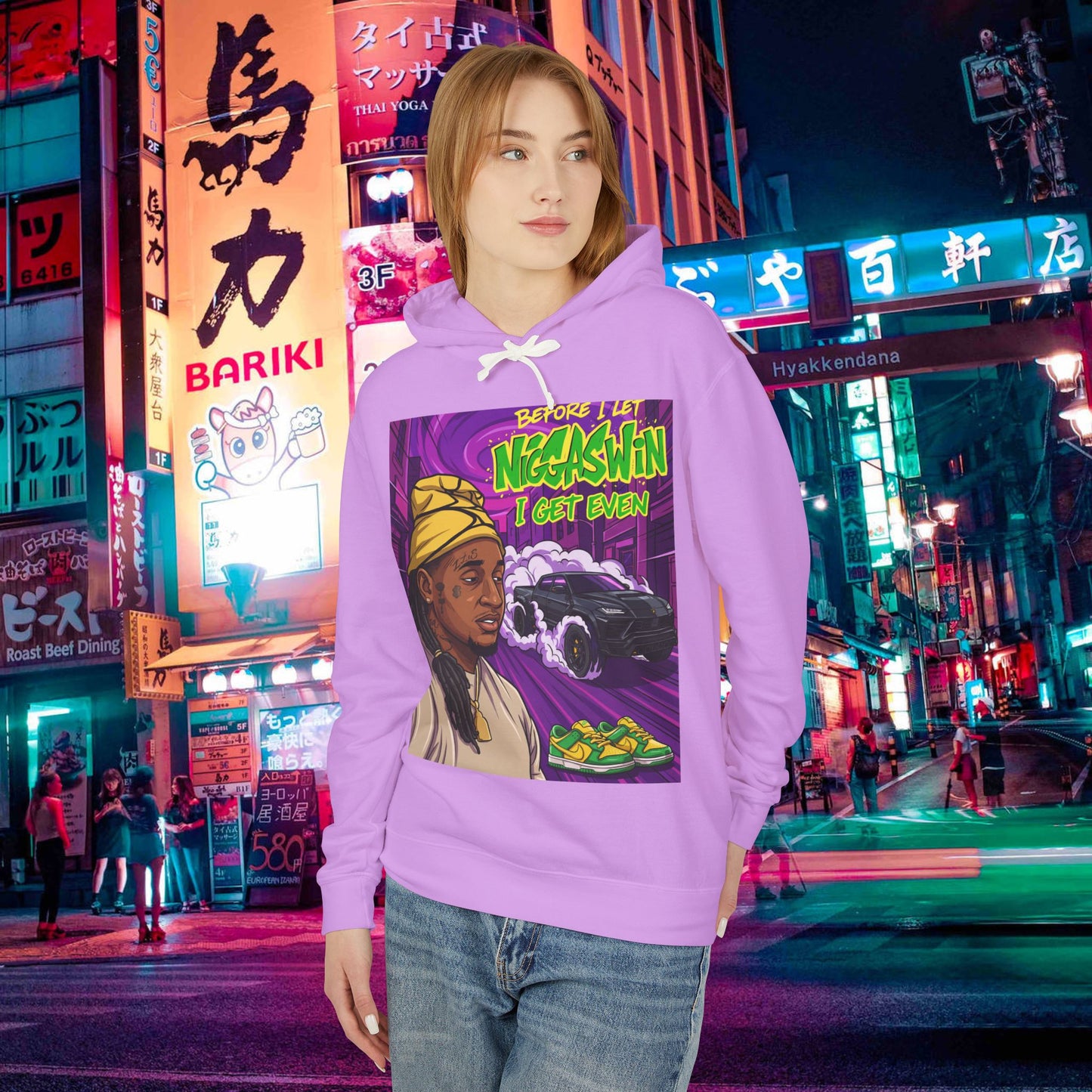 unisex lightweight hooded sweatshirt