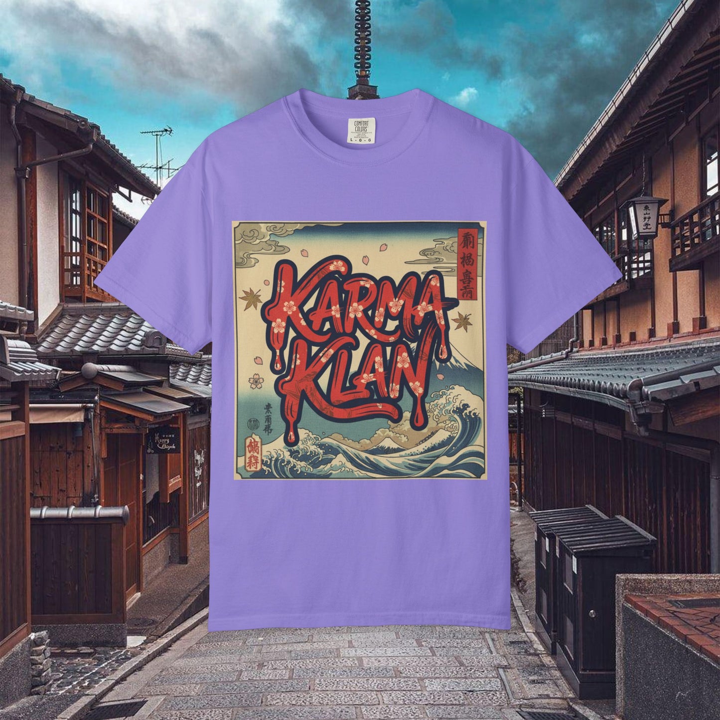 karma klan tee justice | chill society karma tee | justice graphic t-shirt | unisex karma streetwear tee | karma klan casual tee