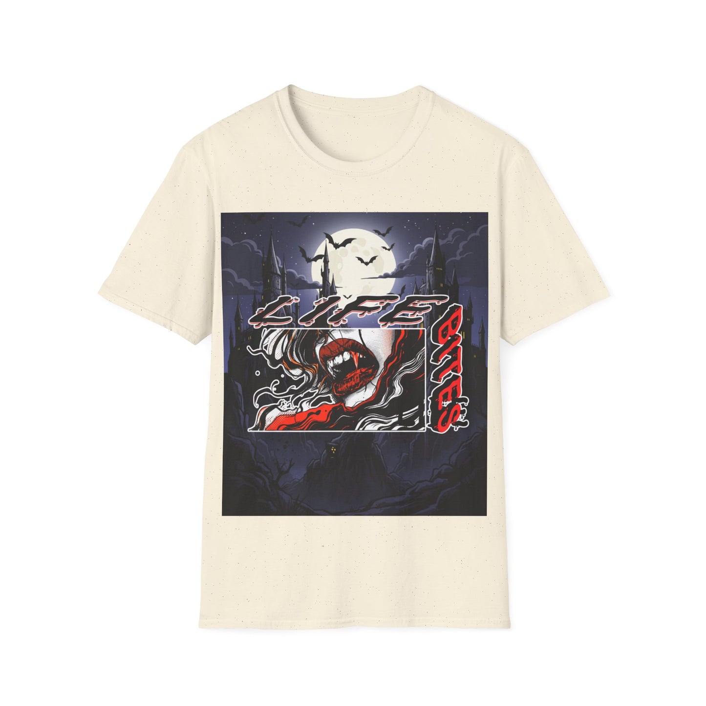 vampire night t-shirt — gothic moonlit graphic tee