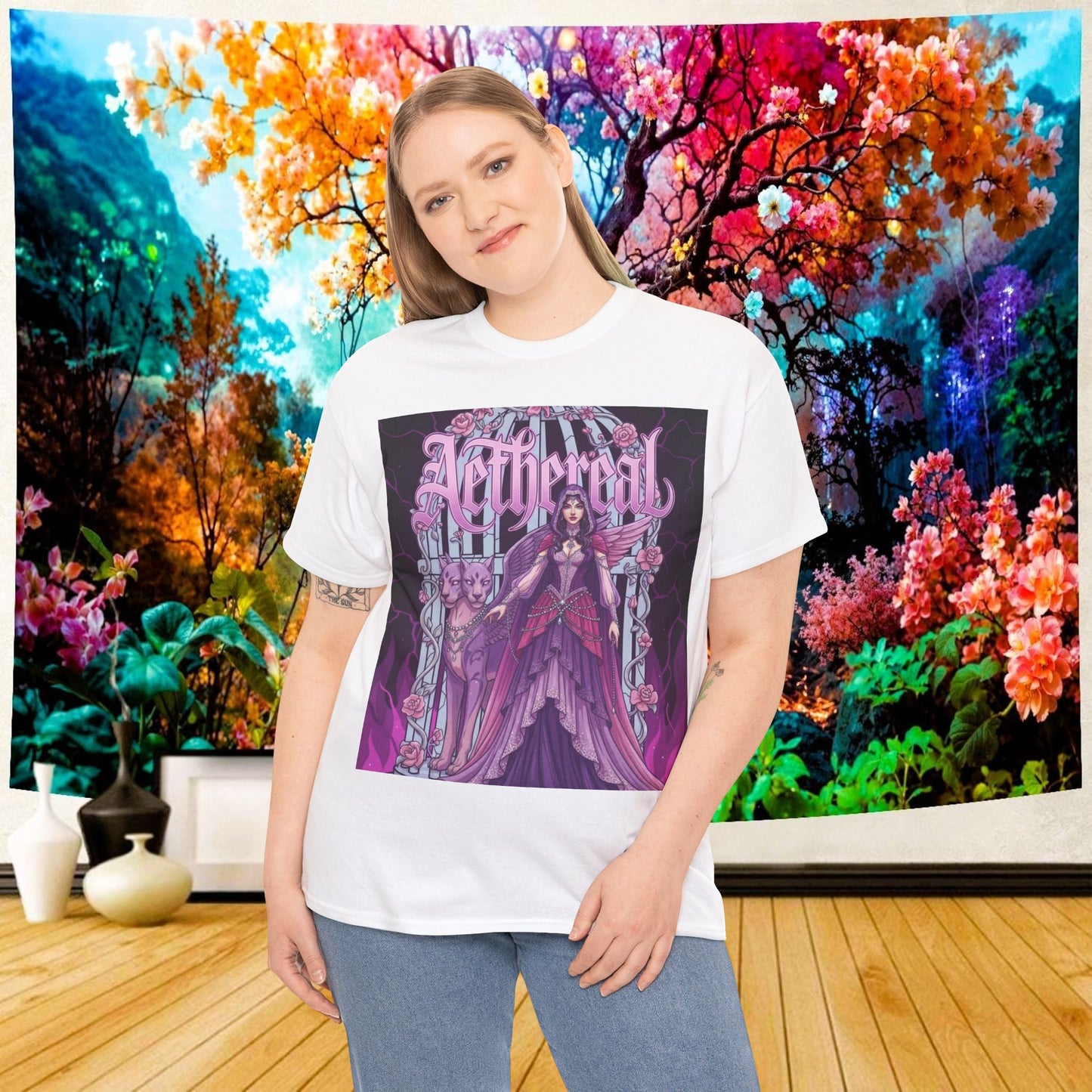 aetherial dream tee mystical vibes | chill society mystical tee | aetherial graphic shirt | mystical vibes unisex tee | dream inspired streetwear tee