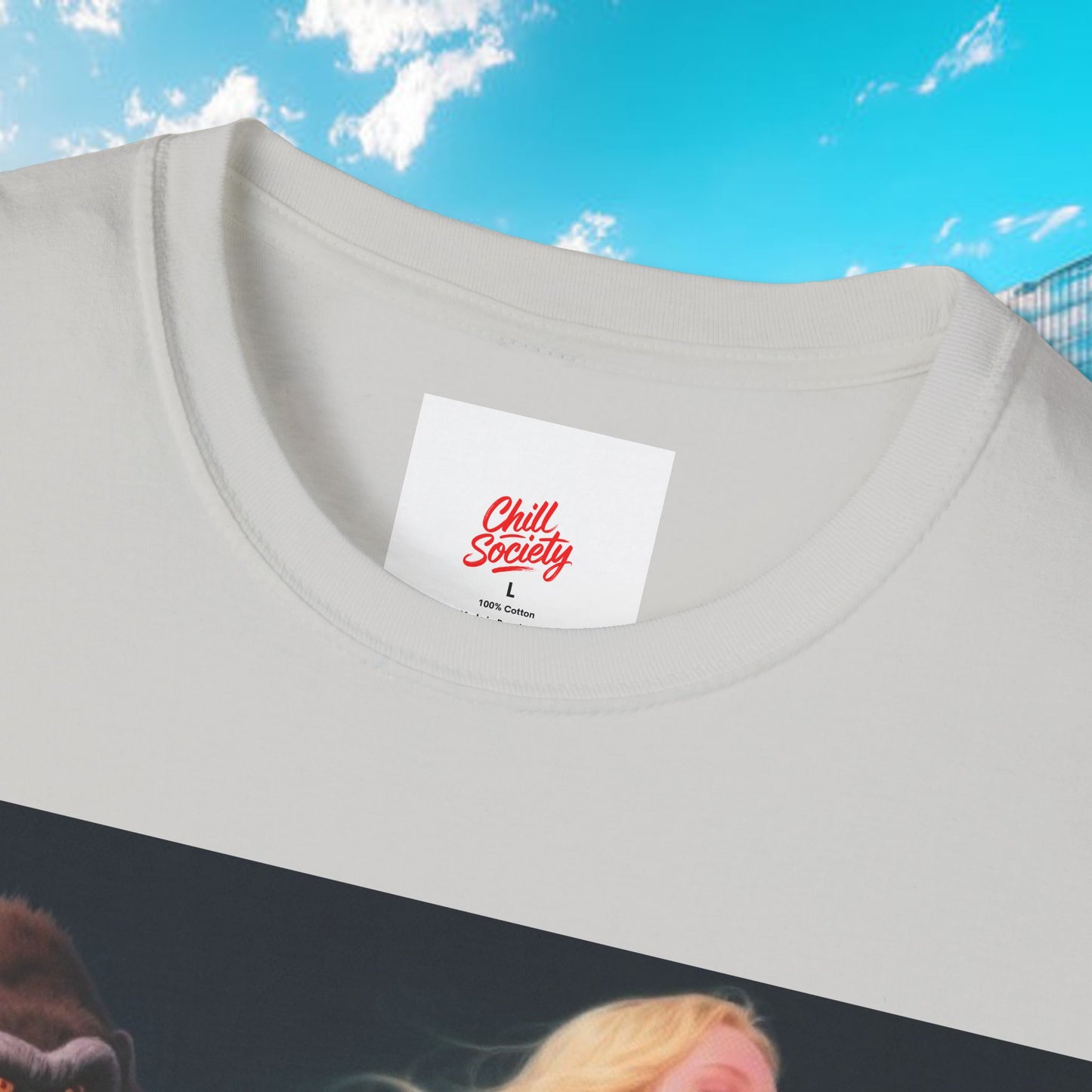 chill society t-shirt — relaxed vibes graphic tee