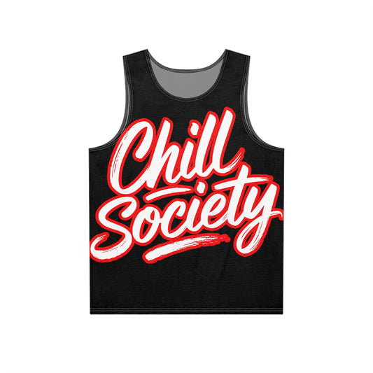 Chill Society Red/Black Tank Top