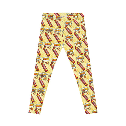 Boom Job Leggings Sports Bra | Chill Society Activewear Set | Unisex Graphic Workout Bra | Fun Fitness Leggings | Boom Job Gym Outfit