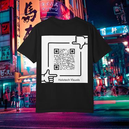 Graphic T-Shirt — "Drinking Don P" Retro Rap Album Art Tee (QR Back)