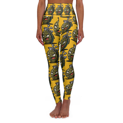 Cartoon Combat Leggings High Waisted Yoga Leggings