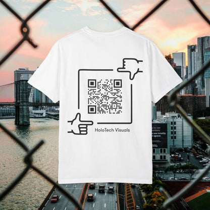 Urban Graphic T-Shirt: Fresh Style & QR Code