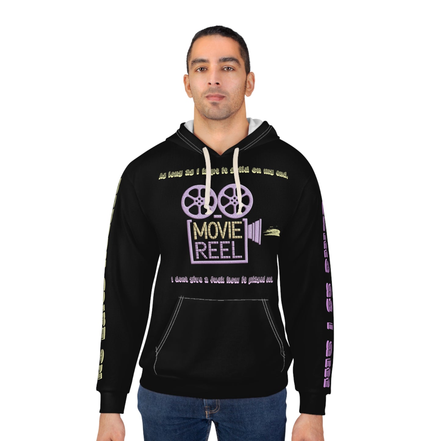 unisex hoodie - never fold truth loyalty message pullover