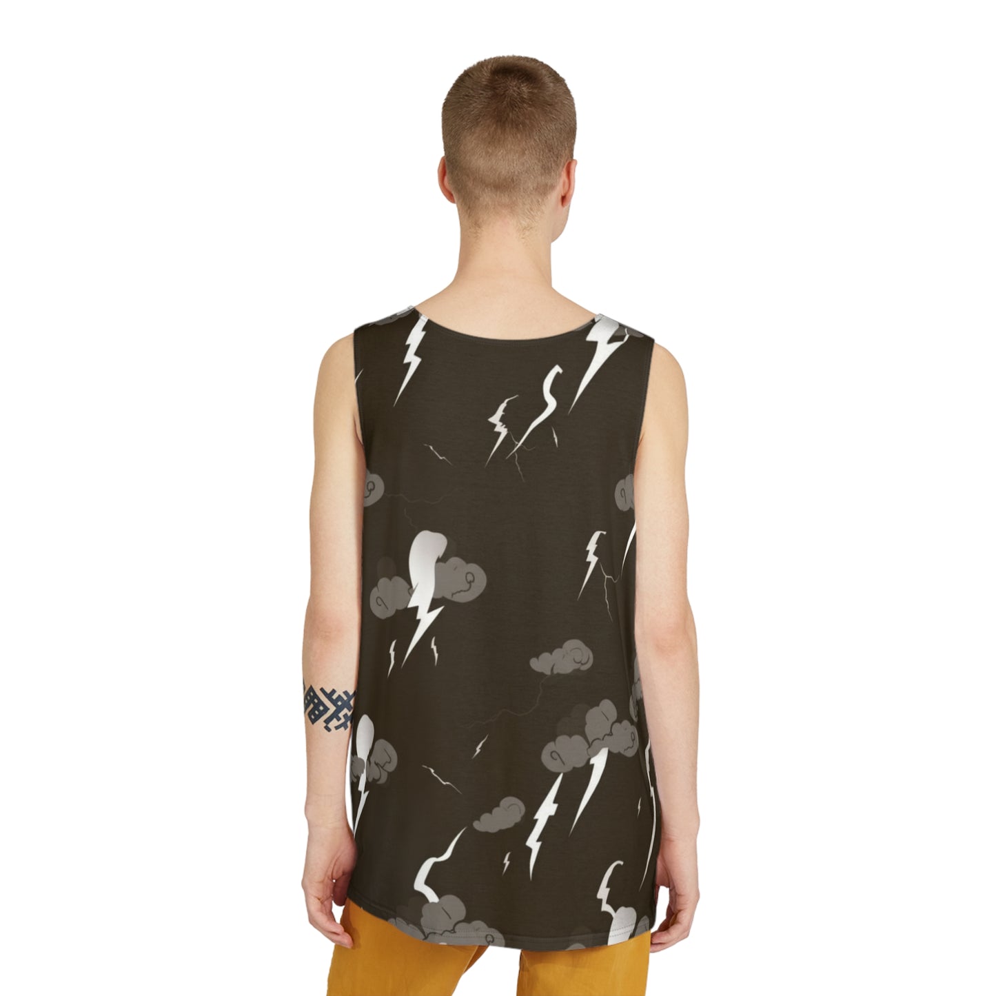 storm clouds lightning tank top