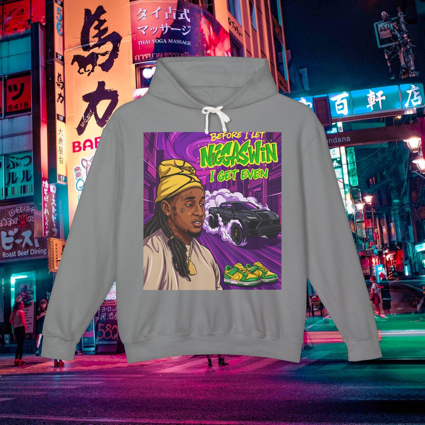 unisex lightweight hooded sweatshirt