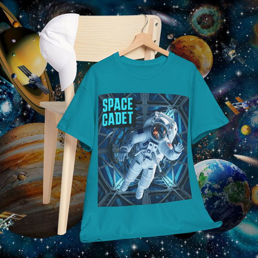 Space Cadet T-Shirt Astronaut Graphic | Chill Society Space Tee | Unisex Astronaut Streetwear Shirt | Graphic Space T-Shirt | Casual Space Crew Tee