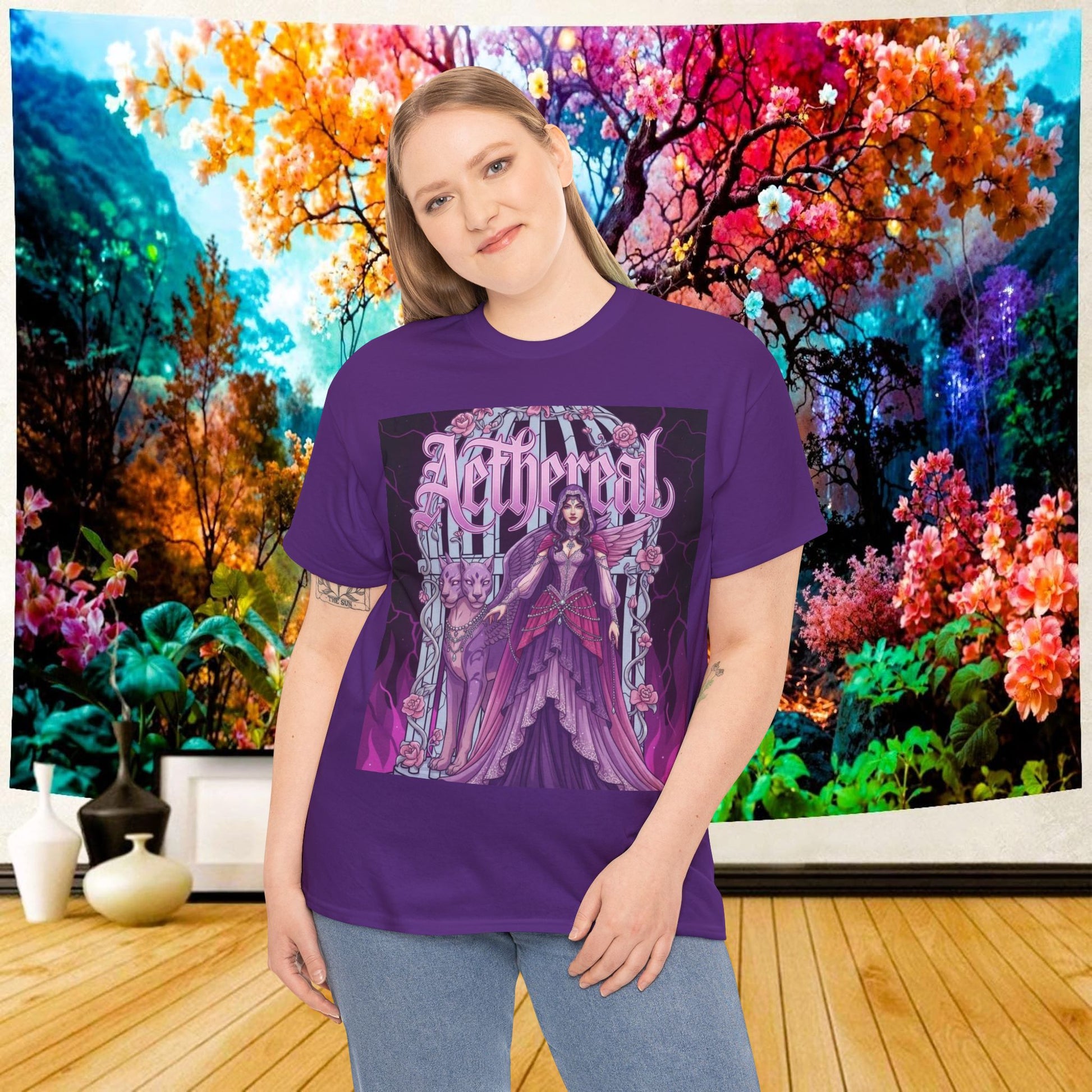 Aetherial Dream Tee Mystical Vibes | Chill Society Mystical Tee | Aetherial Graphic Shirt | Mystical Vibes Unisex Tee | Dream Inspired Streetwear Tee