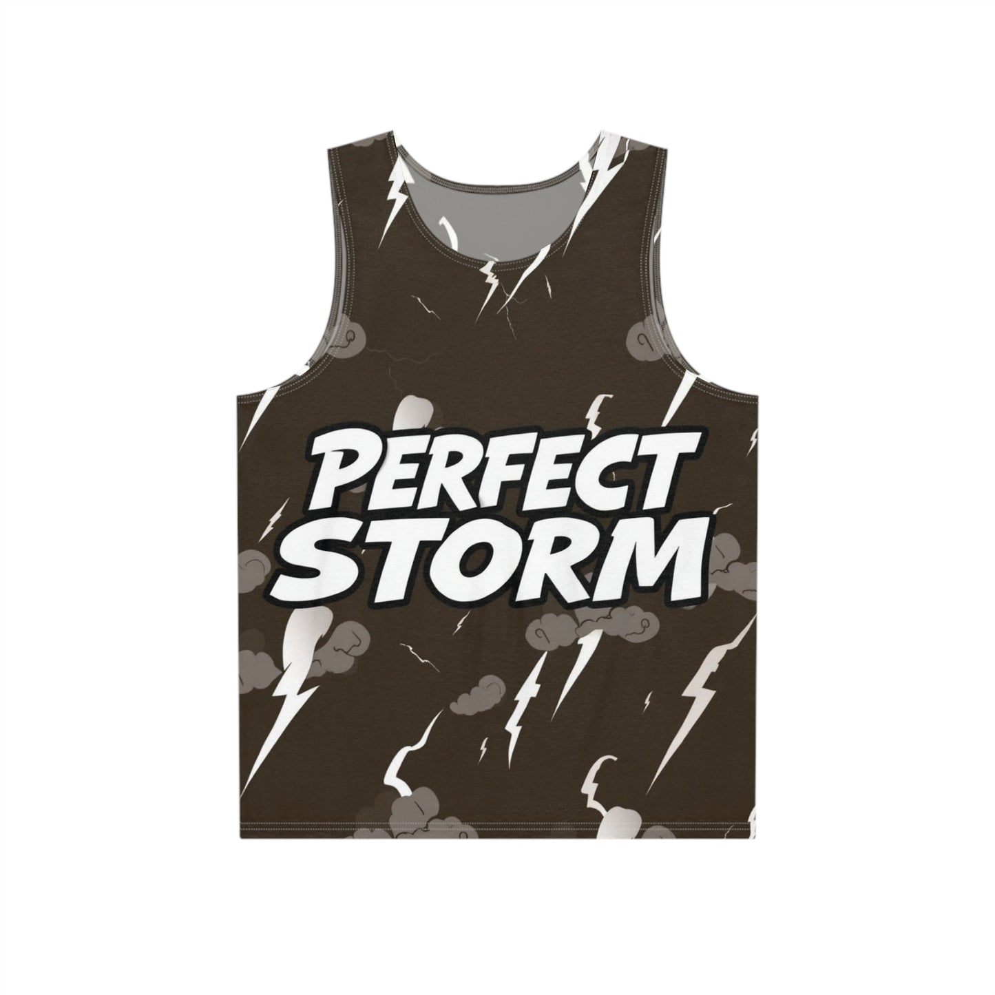 storm clouds lightning tank top
