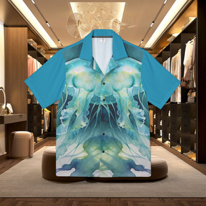 Jellyfish Hawaiian Camp Shirt