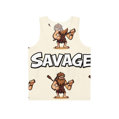 Caveman Pattern Men’s Tank Top
