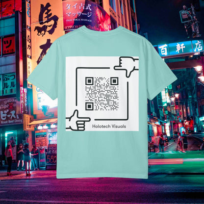 Graphic T-Shirt — "Drinking Don P" Retro Rap Album Art Tee (QR Back)