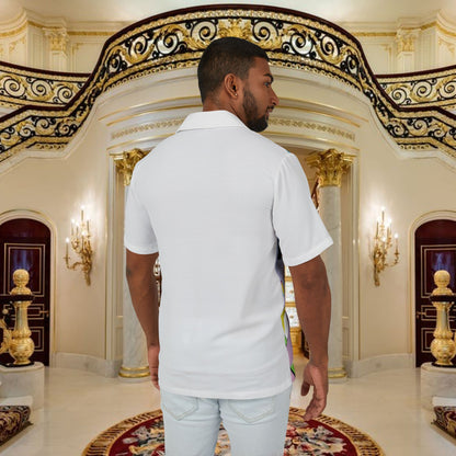 Abstract Face Art Hawaiian Camp Shirt