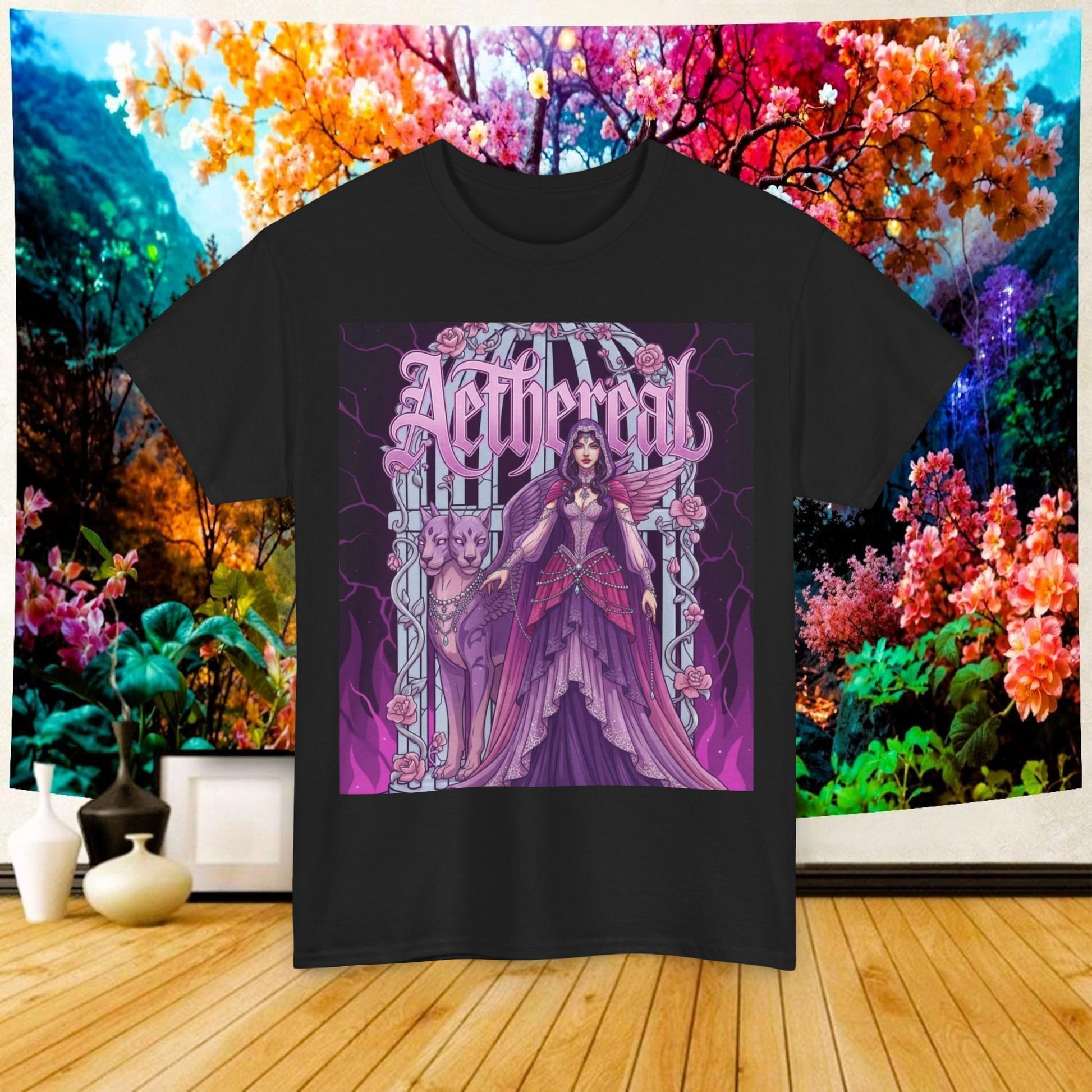 Aetherial Dream Tee Mystical Vibes | Chill Society Mystical Tee | Aetherial Graphic Shirt | Mystical Vibes Unisex Tee | Dream Inspired Streetwear Tee