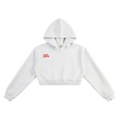 "Chill Society" Cropped Hoodie