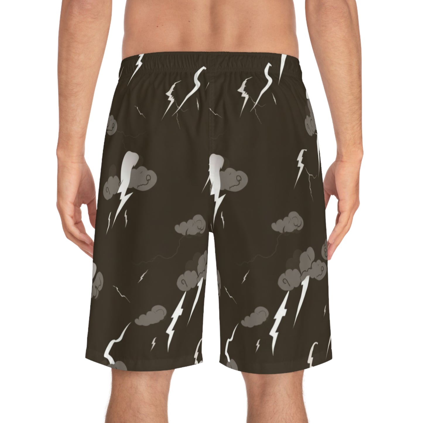 lightning storm board shorts