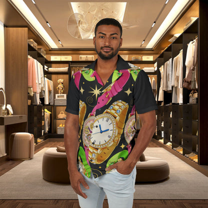 "Riches" Hawaiian Camp Shirt