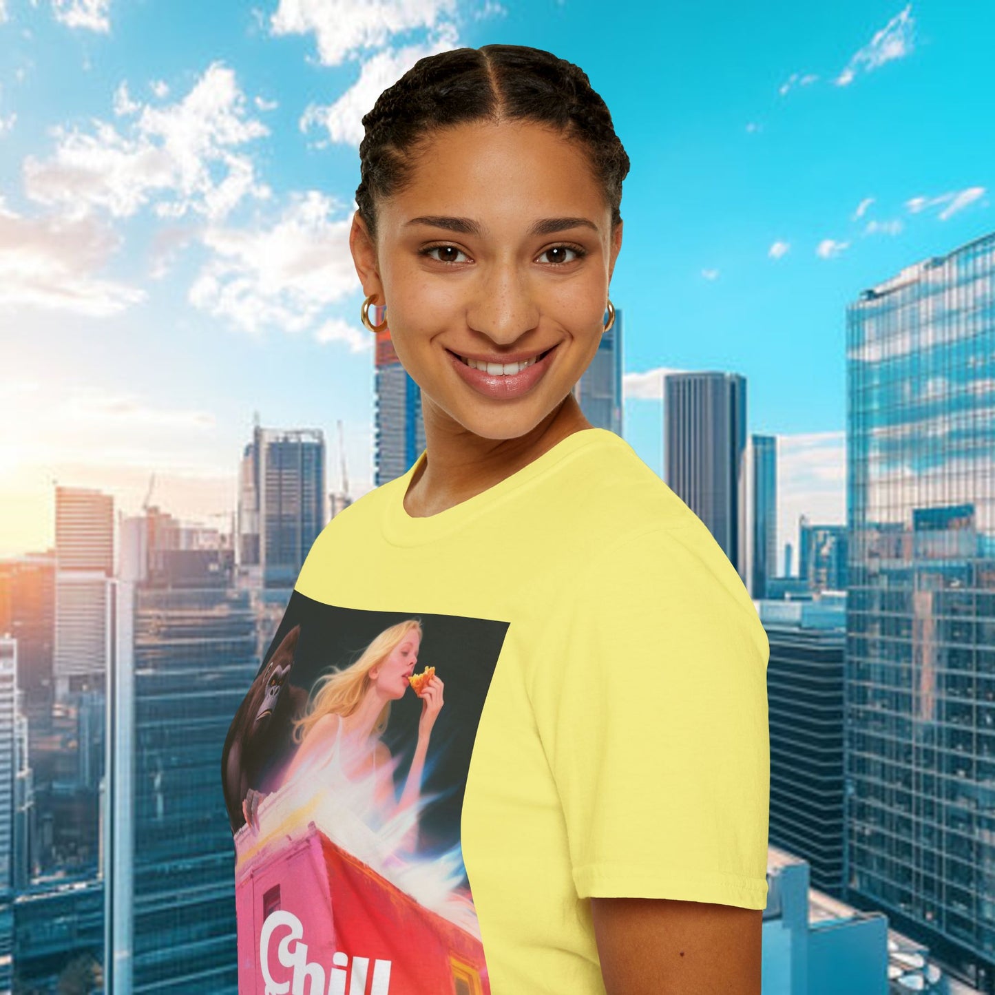 chill society t-shirt — relaxed vibes graphic tee