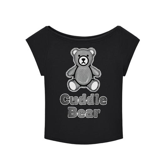 Wide Neck Cuddle Bear T-Shirt