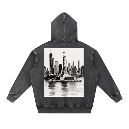 "Chill Society" Oversize Hoodie Fleece