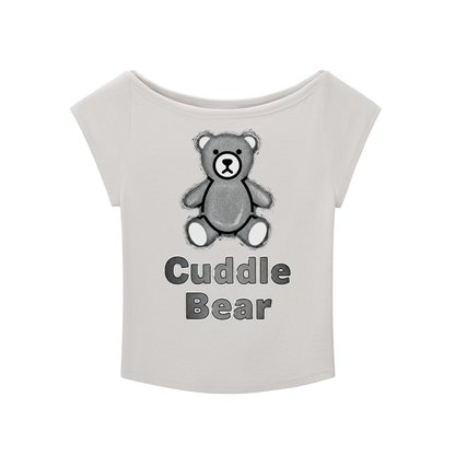 Wide Neck Cuddle Bear T-Shirt
