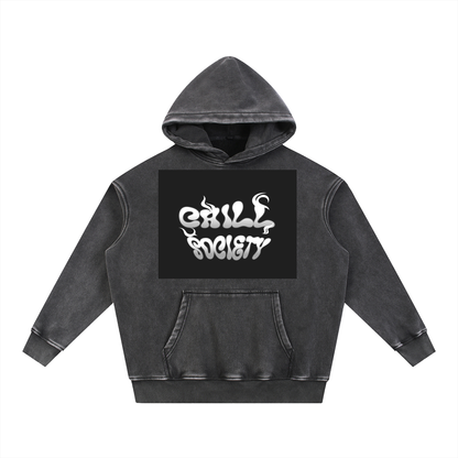 "Chill Society" Oversize Hoodie Fleece