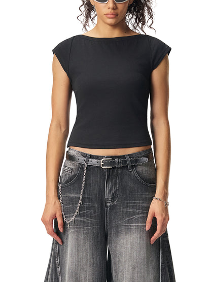 Wide Neck Cuddle Bear T-Shirt